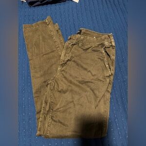 American Eagle Outfitters Green Chinos